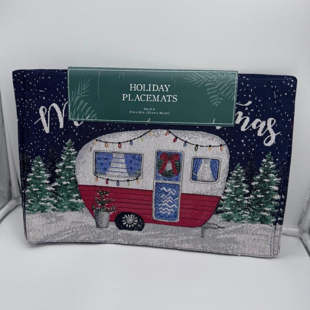 Windham Home | Christmas Camper Placemats Set